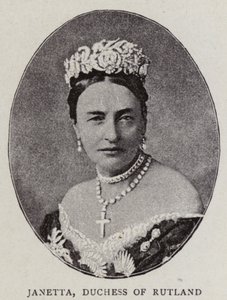 Janetta, hertuginde af Rutland af English Photographer