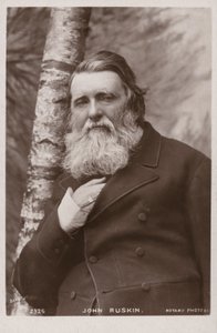 John Ruskin (1819-1900), engelsk forfatter, kunstkritiker, kunstner og socialtænker af English Photographer