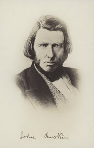 John Ruskin (1819-1900), engelsk forfatter, kunstkritiker, kunstner og socialtænker af English Photographer