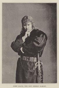 Josef Kainz, den nye tyske Hamlet af English Photographer