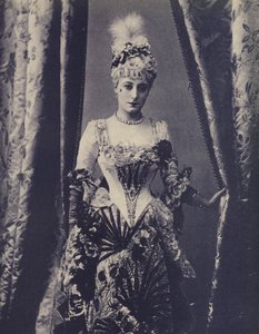 Kate Vaughan, engelsk Gaiety Theatre-skuespillerinde (s/h-billede) af English Photographer