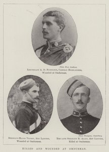 Dræbt og såret ved Omdurman af English Photographer