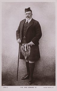 Kong Edward VII (s/h-foto) af English Photographer