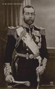 Kong George V (s/h-billede) af English Photographer
