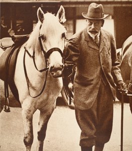 King George and His Favorite Pony Jock, 1930