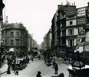King William Street, London, fotografi af English Photographer