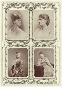 Lady Brooke, Lady Jane Seymour Combe, Hertuginden af Sutherland; Lady Borthwick