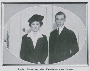 Lady Nancy Astor på den epokegørende morgen af English Photographer
