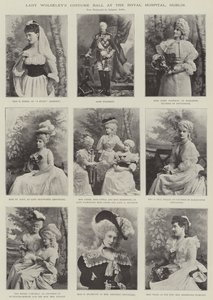Lady Wolseleys kostumebal på Royal Hospital, Dublin