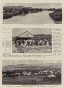 Ladysmith, hvor Sir George White er blevet lukket ind af boerne