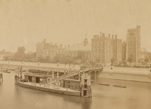 Lambeth Palace og mole af English Photographer