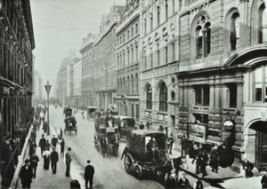 Leadenhall Street, City of London, 1895 af English Photographer