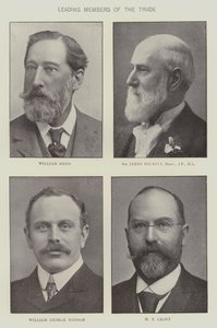 Ledende medlemmer af købmandsbranchen (s/h foto) af English Photographer