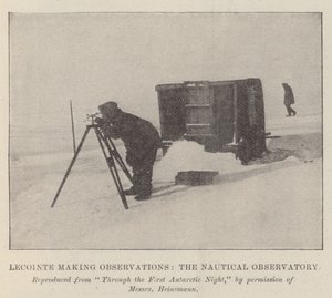 Lecointe gør observationer, det nautiske observatorium af English Photographer