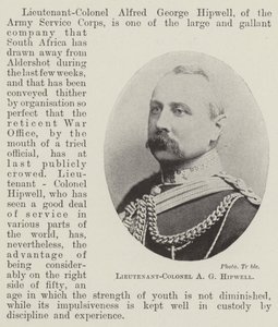 Oberstløjtnant A G Hipwell af English Photographer