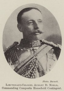 Oberstløjtnant Audley D Neeld, kommanderende for Composite Household Contingent af English Photographer