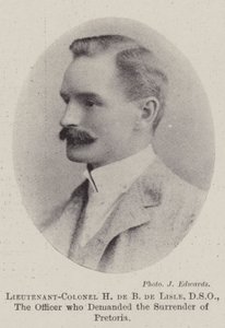 Oberstløjtnant H de B de Lisle, DSO, officeren der krævede overgivelsen af Pretoria af English Photographer
