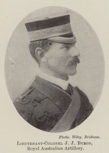 Oberstløjtnant J J Byron, Royal Australian Artillery af English Photographer