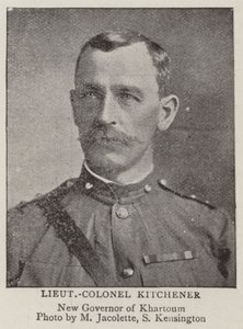 Oberstløjtnant Kitchener af English Photographer