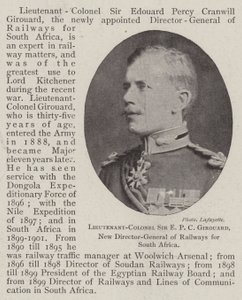 Oberstløjtnant Sir E PC C Girouard, ny generaldirektør for jernbaner for Sydafrika af English Photographer