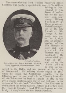 Generalløjtnant Lord William Seymour, nyudnævnt tårnløjtnant
