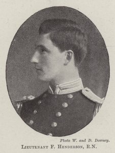 Løjtnant F Henderson, RN af English Photographer