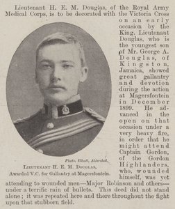 Løjtnant H E M Douglas, tildelt VC for galanteri ved Magersfontein af English Photographer