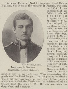 Løjtnant Le Mesurier, Royal Dublin Fusiliers (fange) af English Photographer