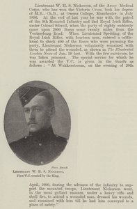 Løjtnant W H S Nickerson, første VC skabt af kongen af English Photographer