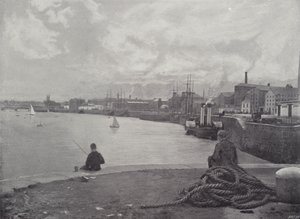 Limerick, dokker og katedral af English Photographer