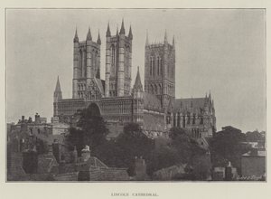 Lincoln katedral af English Photographer