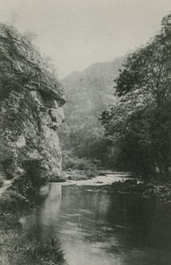 Lions Face Rock, Dovedale af English Photographer