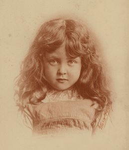 Lille pige (s/h foto) af English Photographer