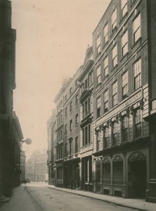 Lombard Street, London; fotografi; dateret juni 1885 af English Photographer