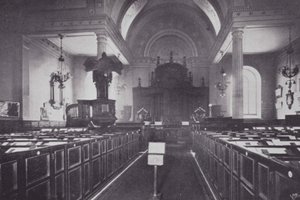 London City Churches: St Mary-at-Hill (s/h-billede) af English Photographer