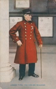 London Types, Chelsea Pensionist af English Photographer