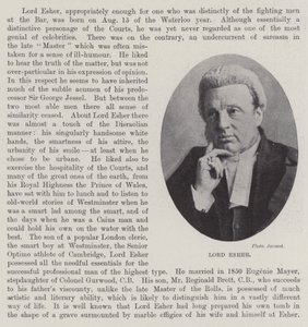 Lord Esher af English Photographer