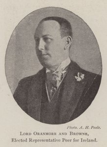 Lord Oranmore og Browne, valgt repræsentant Peer for Irland af English Photographer