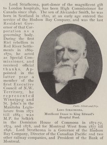 Lord Strathcona, Munificent Donor til King Edwards Hospital Fund