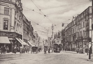 Lord Street, Liverpool (s/h-billede) af English Photographer
