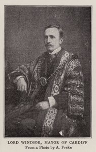 Lord Windsor, borgmester i Cardiff af English Photographer