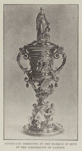 Loving-Cup præsenteret af Marquis of Bute til Corporation of Cardiff af English Photographer