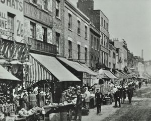 Nedre Marsh: kigger mod øst, 1896 af English Photographer