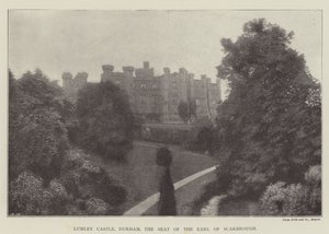 Lumley Castle, Durham, sæde for jarlen af Scarbrough af English Photographer