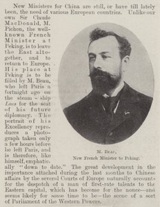 M Beau, ny fransk minister i Peking af English Photographer