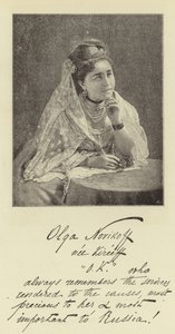 Madame Olga Novikoff af English Photographer