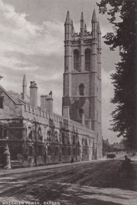 Magdalen Tower, Oxford af English Photographer