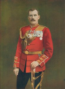 Generalmajor Hector A. MacDonald. Befaling af 3. (Highland) Brigade med Lord Methuen af English Photographer