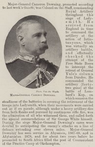 Generalmajor Cameron Downing af English Photographer