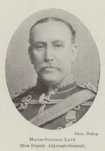 Generalmajor Laye, ny vicegeneraladjudant af English Photographer
